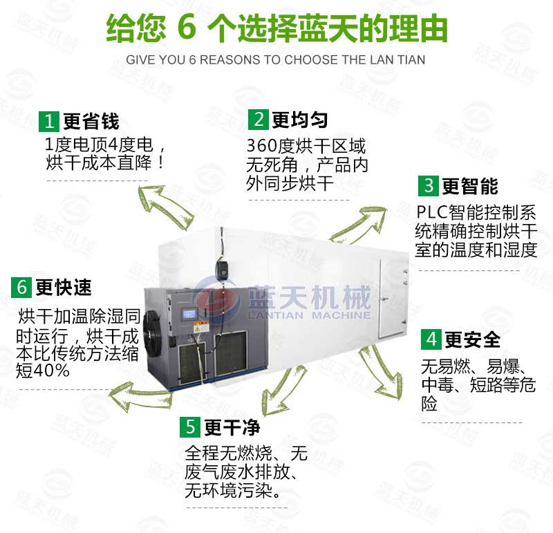 藍(lán)天天麻烘干機